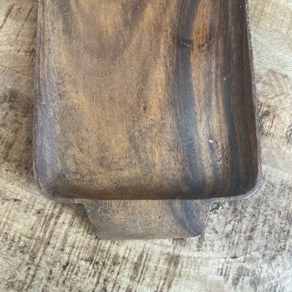 Philippine Handicrafts Tray Monkey Pod Wood Lina Vizcarra- Oandasan Handcrafted - Picture 5 of 9